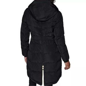Karl Lagerfeld Women's Black Quilted Puffer Coat